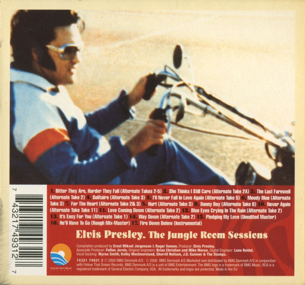 Elvis Presley  The Jungle Room Sessions : Back